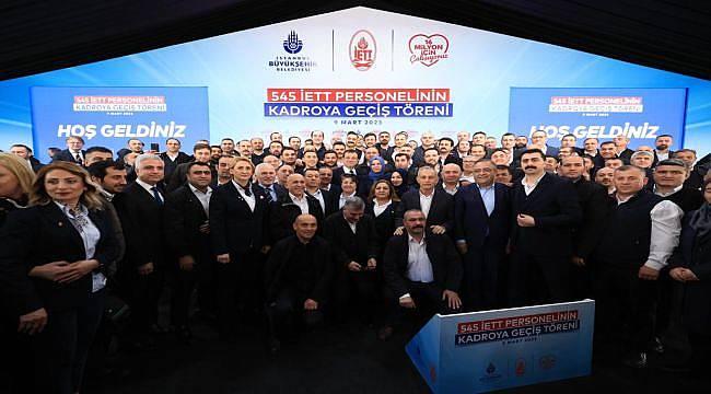 1841 İETT çalışanı İBB kadrosunda