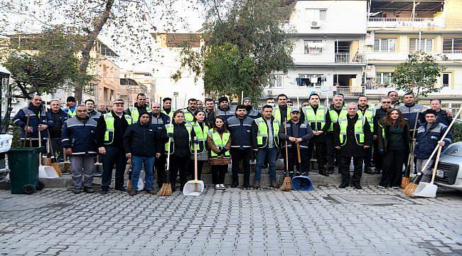 326 personel ve 85 araçla temizlik hareketi