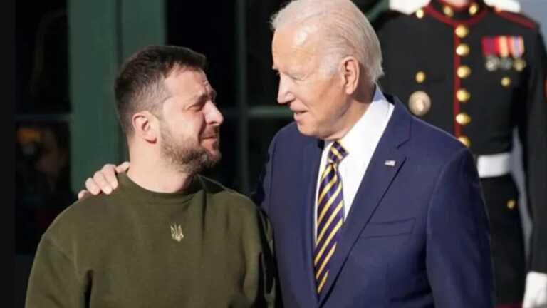 ABD Başkanı Joe Biden ve Ukrayna Devlet Başkanı Zelenskiy Görüştü