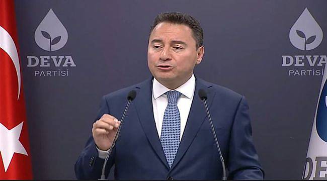 Ali Babacan, “Yeri yerinden oynatması lazım Türkiye’nin”