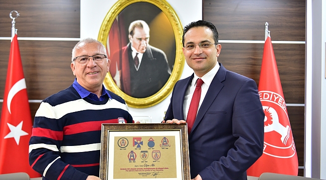 Altınordu Başkanı Özkan, Başkan Atila’yı ziyaret etti