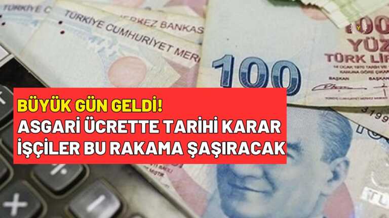 Asgari Ücret Zammı İçin Tarihi Karar Alındı! İşçiler Şaşkına Dönecek