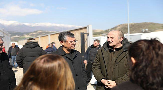 Atabay deprem bölgesinde: “Yaraları birlikte saracağız”