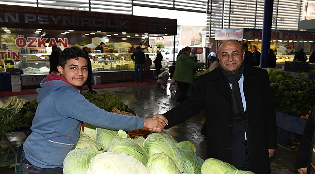 Başkan Arslan’dan pazar yeri turları