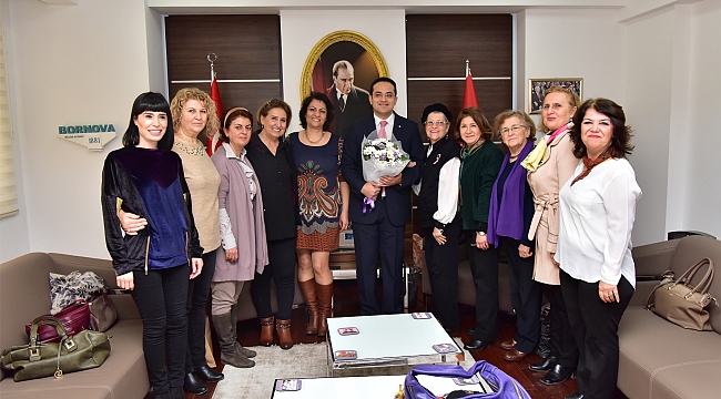 Başkan Atila’ya kadınlardan teşekkür
