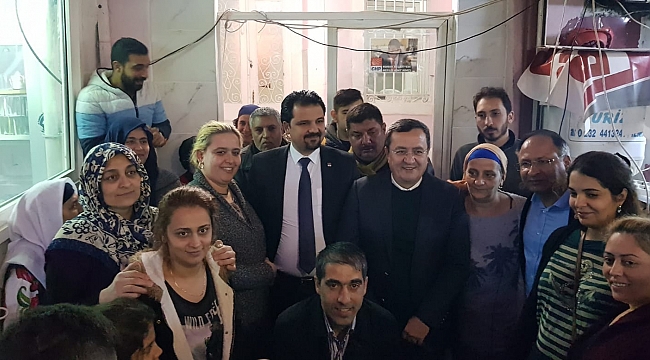 Başkan Batur’a muhteşem karşılama!