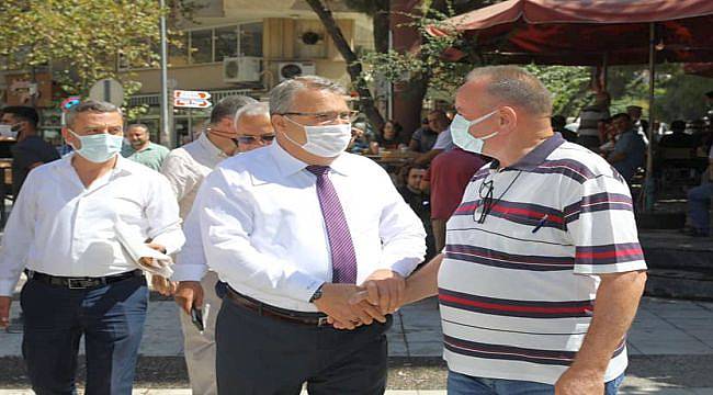 Başkan Çerçi Karaköy’de Esnaf Ziyareti Yaptı