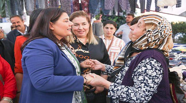 Başkan Çerçioğlu’dan Çine Pazarı’na ziyaret