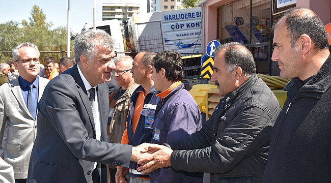 Başkan Engin, “Emeğin ve alın terinin yanındayız”