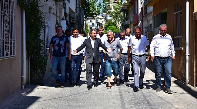 Başkan İduğ, Çamdibi’ni  gezdi