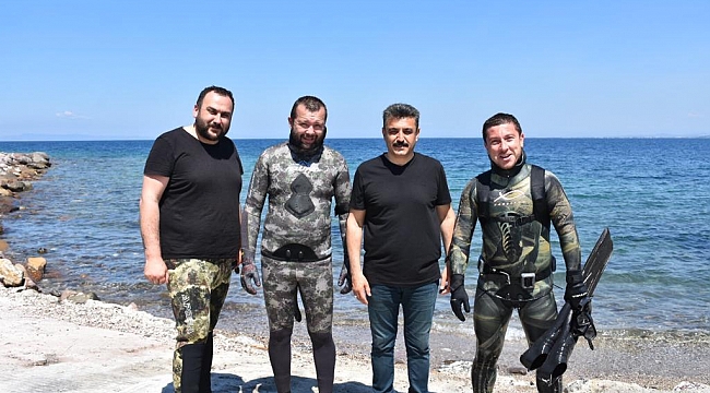 Başkan Kırgöz, deniz temizliği etkinliğine katıldı