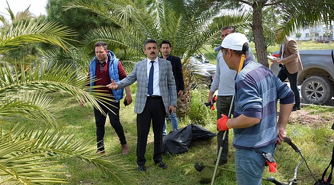 Başkan Kırgöz’den personele sürpriz ziyaret