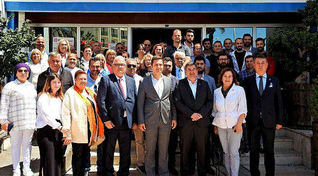 Başkan Oran’a İl Başkanı Yücel’den ziyaret