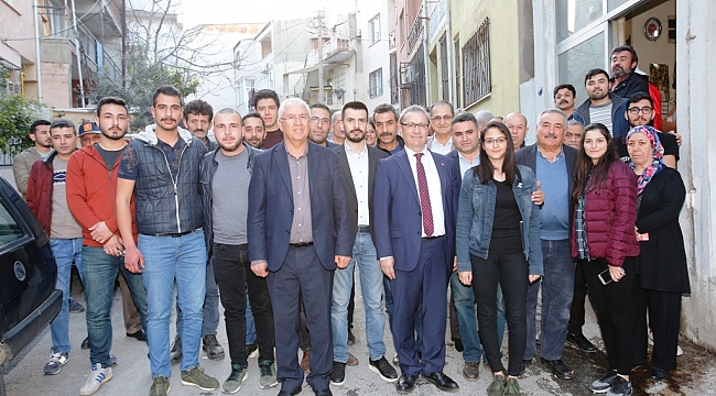 Başkan Selvitopu’nun seçim çalışmaları sürüyor