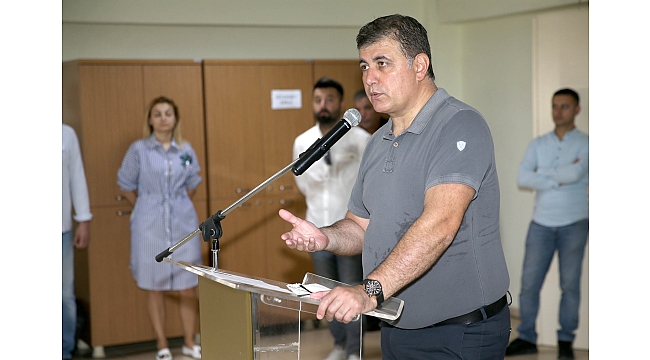 Başkan Tugay, işçilerle bir araya geldi!