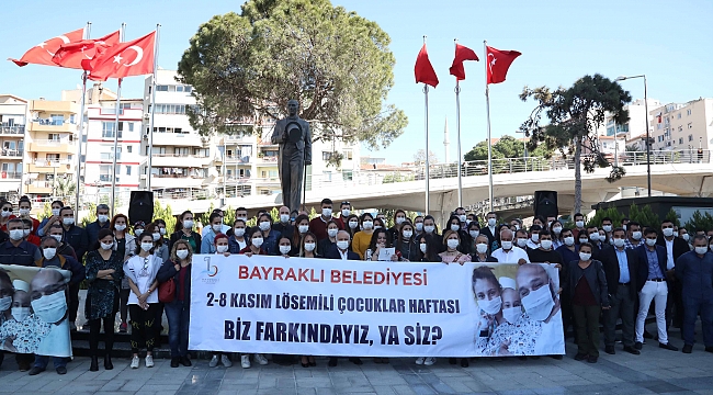 Bayraklı’dan lösemili çocuklar anlamlı destek