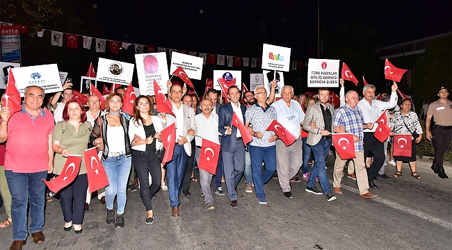 Bornova’da kurtuluş coşkusu 