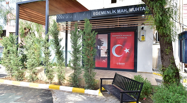 Bornova’nın yeni muhtarlık binaları hizmet vermeye başladı