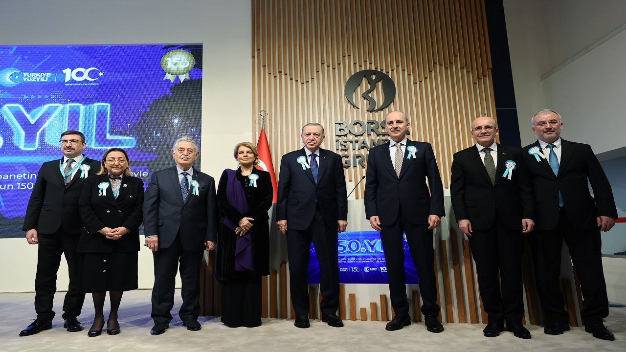 BIST 150. Yıl Gong Töreninde Erdoğan ve Şimşek’ten Borsa Hakkında Açıklamalar