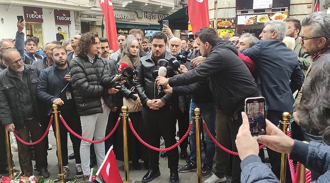 BTP Genel Başkanı Baş, İstiklal Caddesi’ne gitti