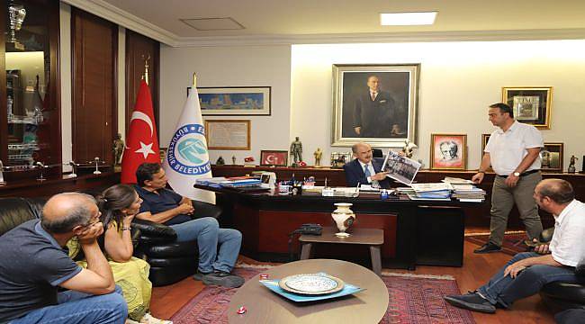 Büyükerşen’e nezaket ziyaretleri devam ediyor