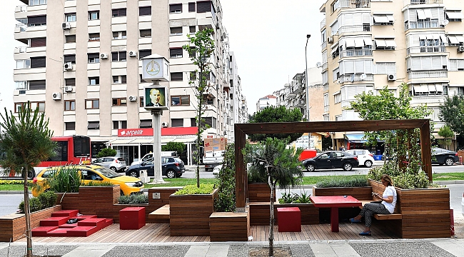 Büyükşehir’den Girne Caddesi’ne cep parklar