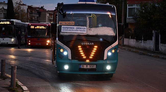 Büyükşehir’den İZBAN hattına minibüs takviyesi