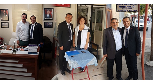CHP’li Polat’tan muhtarlara ziyaret