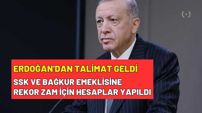 Emekli Maaş Zammı SON DAKİKA! SSK Ve Bağ-Kur Emeklisine Yüzde 30 Zam İçin Talimat Geldi