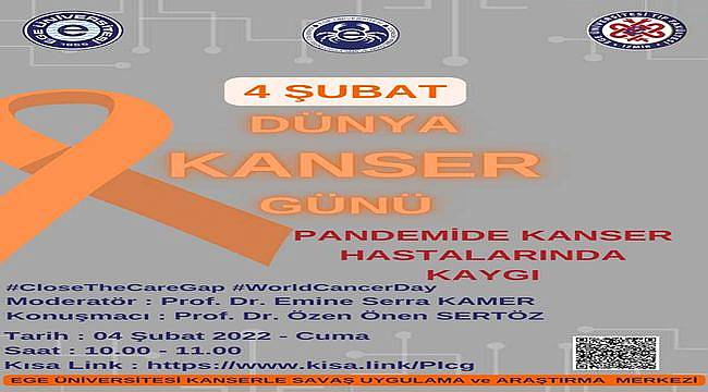 EÜ Tıp Fakültesinde “Pandemide Kanser Hastalarında Kaygı” Konuşulacak
