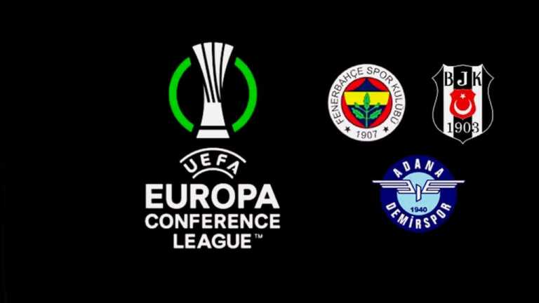 Fenerbahçe, Beşiktaş ve Adana Demirspor’un UEFA Avrupa Konferans Ligi 2. Ön Eleme Rakipleri Belli Oldu