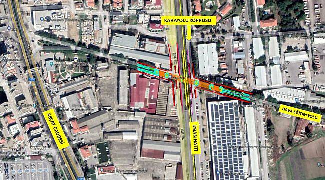 Gaziemir’e Yeni Taşıt Üst Geçidi Geliyor