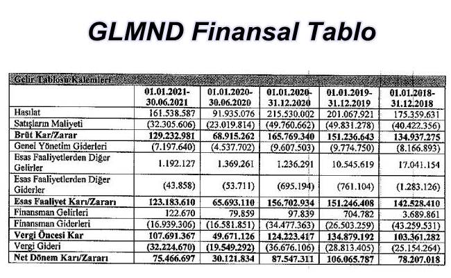 Güllük Mandalya Finansal Durum ve Bilanço