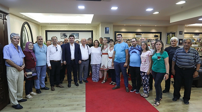 Göçmen sanatçılar, Başkan Kılıç’ı ziyaret etti
