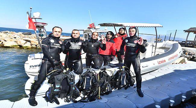 İzmir İtfaiyesi’nin “Kurbağa Adamları”