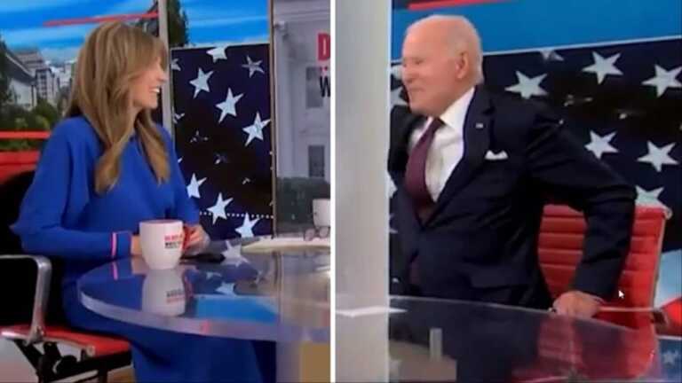 Joe Biden Canlı Yayında Stüdyoyu Terk Etti