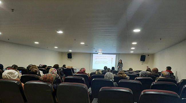 Kadınlara omurga sağlığı eğitimi