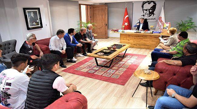 Kanderespor’dan Başkan İduğ’a ziyaret