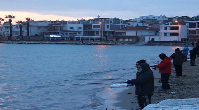 Karaburun’da Levrek Avı Yarışı Heyecanı