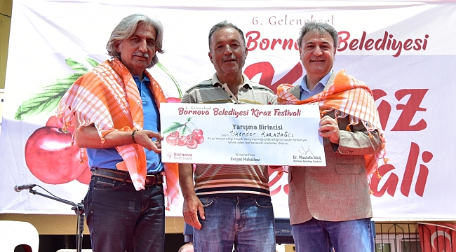 Kiraz Festivali’ne Bornova’da büyük ilgi!