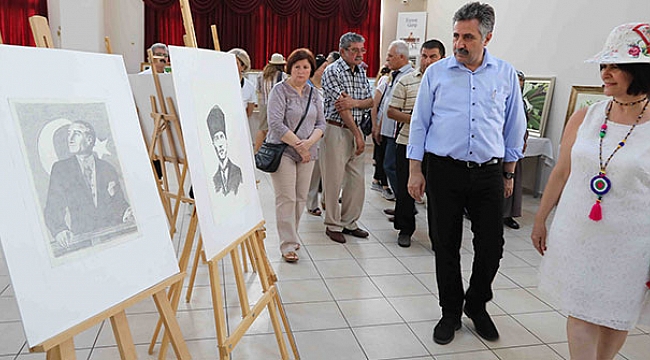 Kursiyerlerin eserleri sergide görücüye çıktı!