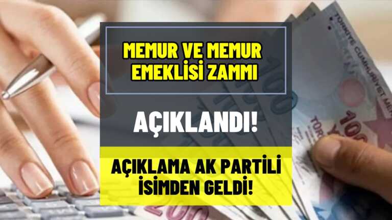 Memur Maaşıları Açıklandı! Ak Partili İsim Netleştirdi!