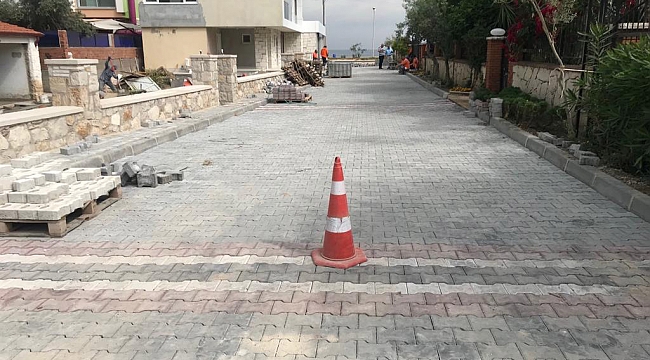 Narlıdere Belediyesi, sokakları modern görünüme kavuşturdu!