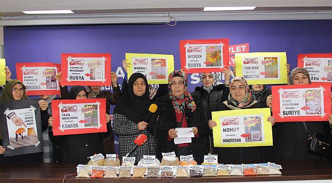 SP’li kadınlar tepki gösterdi: Hiçbiri yerli değil!
