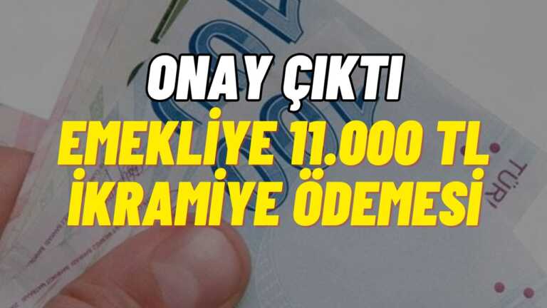 SSK Ve BAĞ-KUR Emeklisine 11.000 TL İkramiye! Yarından İtibaren Ödenecek