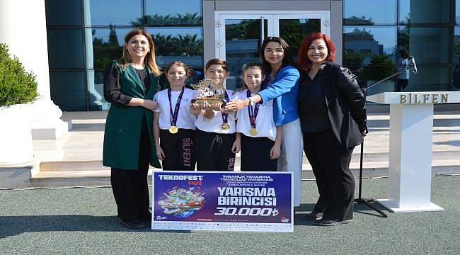 TEKNOFEST’in Türkiye Şampiyonu İzmirli çocuklar