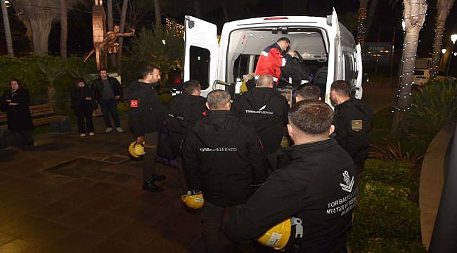 Torbalı Belediyesi’nin takviye ekibi Hatay’a ulaştı