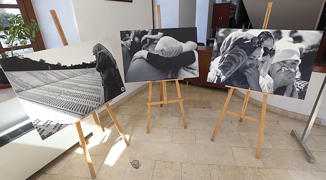 Urla’da Srebrenitsa Soykırımı sergisi açıldı