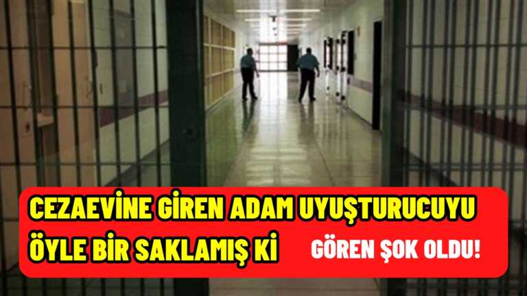 Uyuşturucuyu öyle bir yere saklamış ki gören şok oldu!