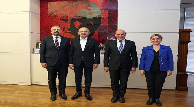 Yeni başkan Aslanoğlu’ndan Kılıçdaroğlu’na ziyaret